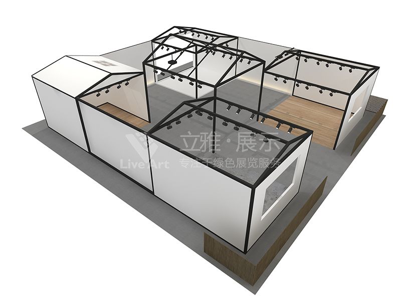 廣州舊用文化展位展臺(tái)效果圖2